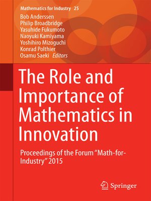 cover image of The Role and Importance of Mathematics in Innovation